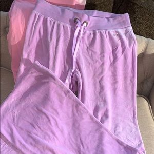 Lavender vintage Bebe velour sweats